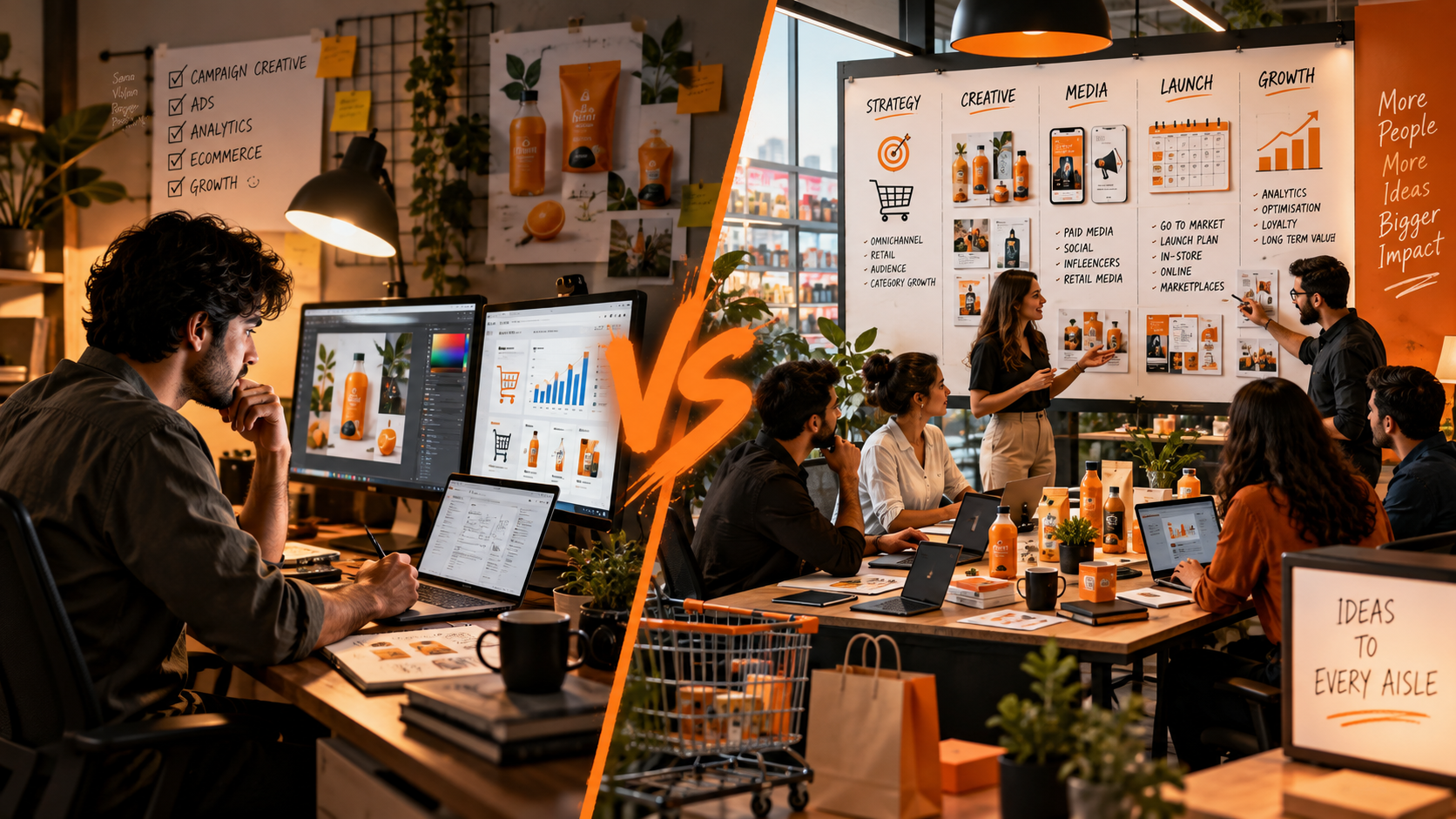 Marketing Agency vs Freelancer for Retail & FMCG: How to Choose