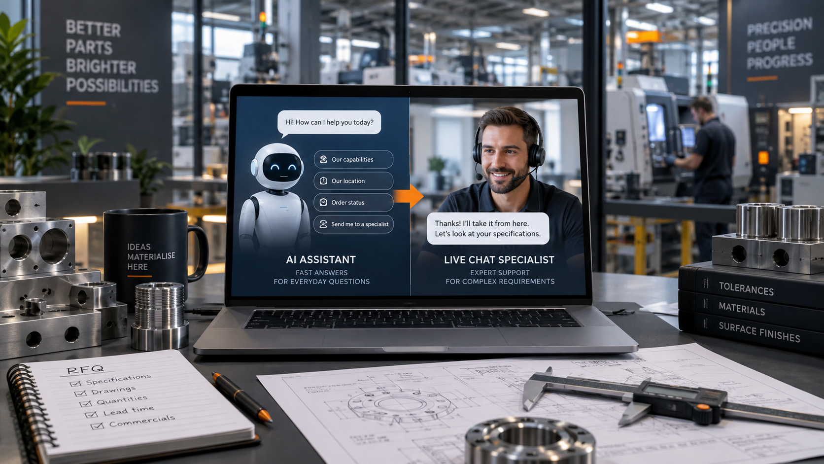 AI Chatbot vs Live Chat for Manufacturing: Which Fits Better?