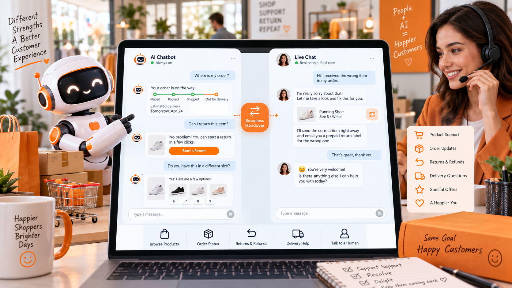 AI Chatbot vs Live Chat for Retail & FMCG: Which Fits Better?