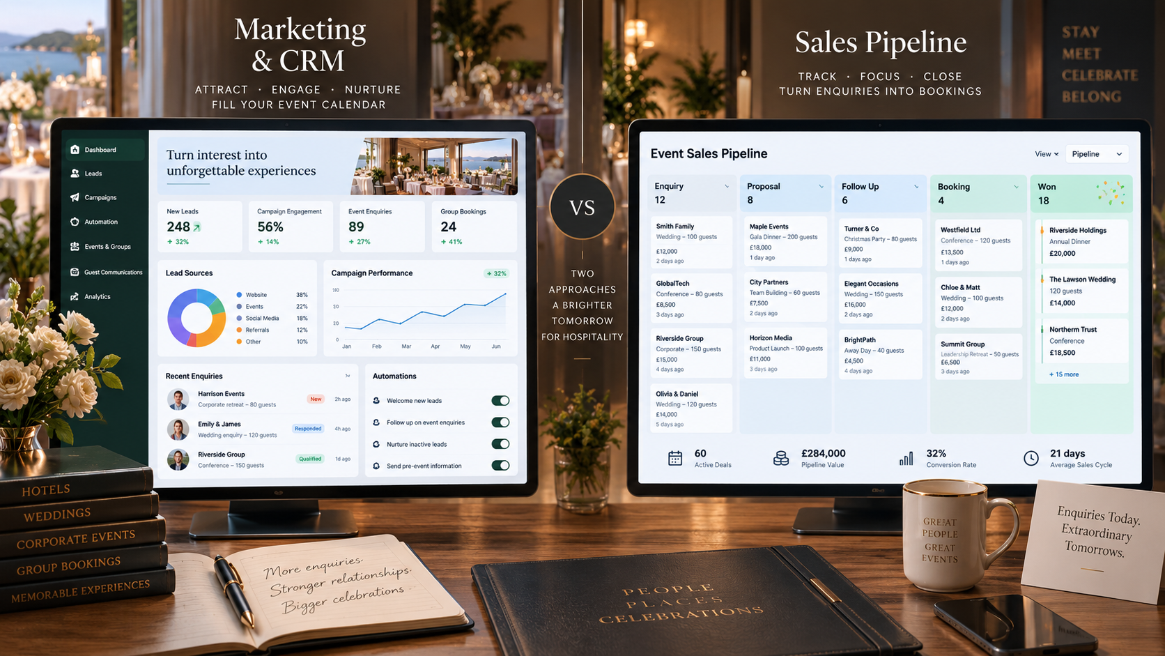 HubSpot vs Pipedrive for Hospitality: CRM Decision Guide