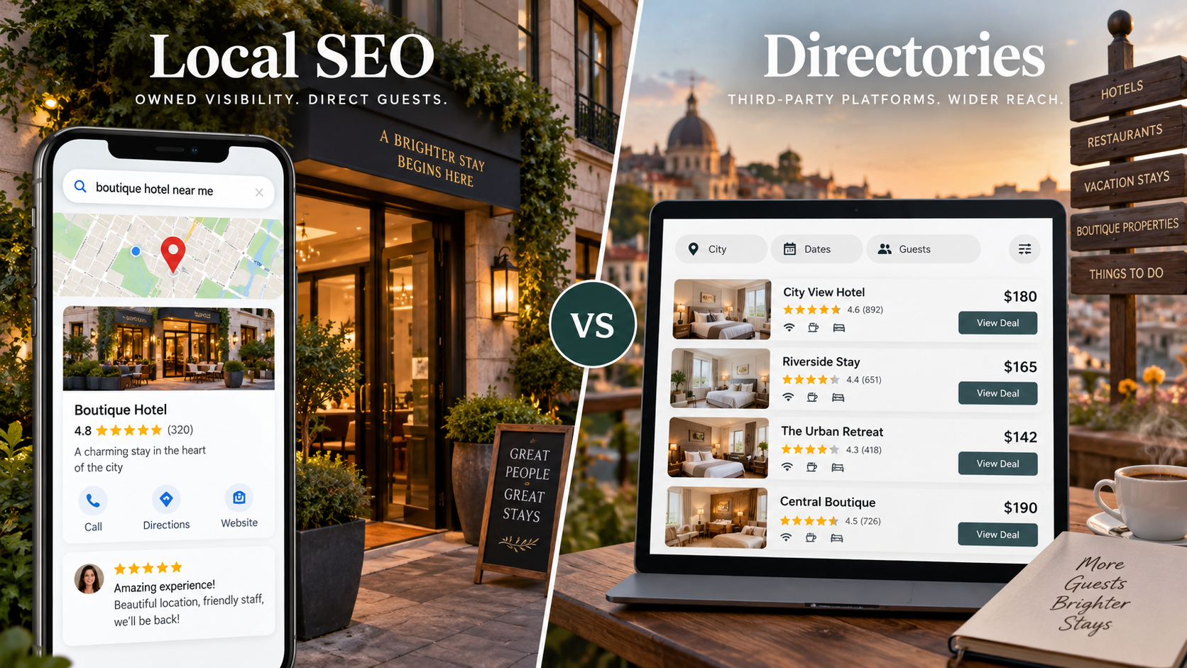 Local SEO vs Directories for Hospitality: What Works?