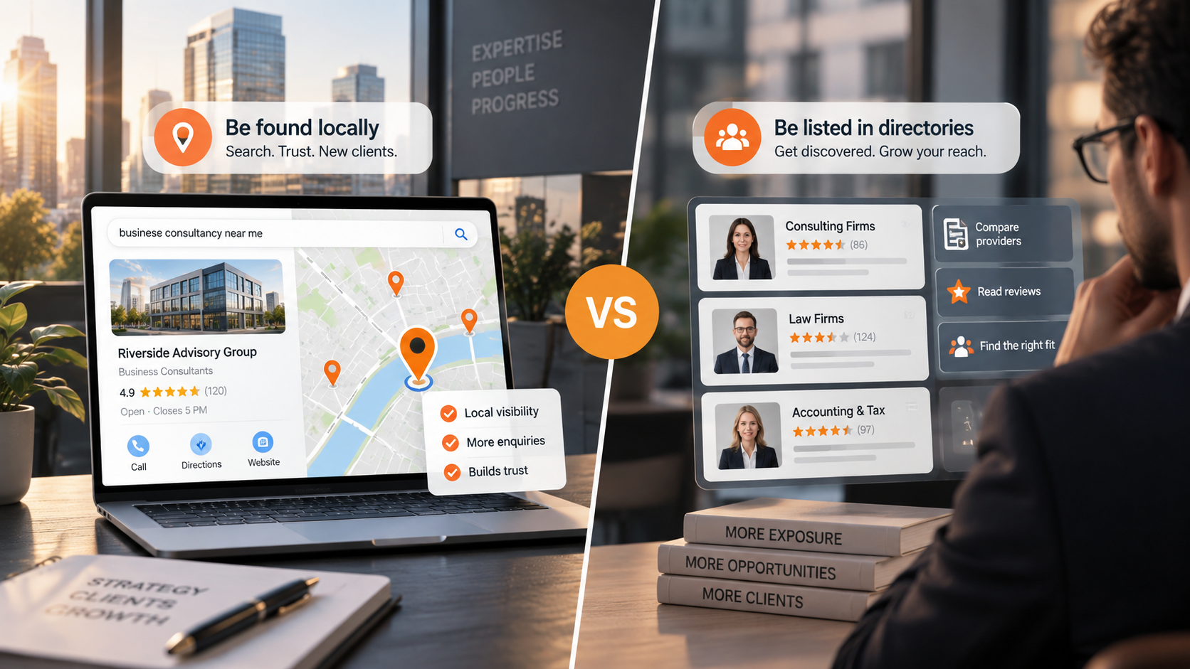 Local SEO vs Directories for Professional Services: What Works?