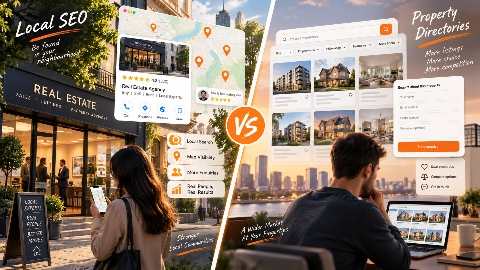 Local SEO vs Directories for Real Estate: What Works?